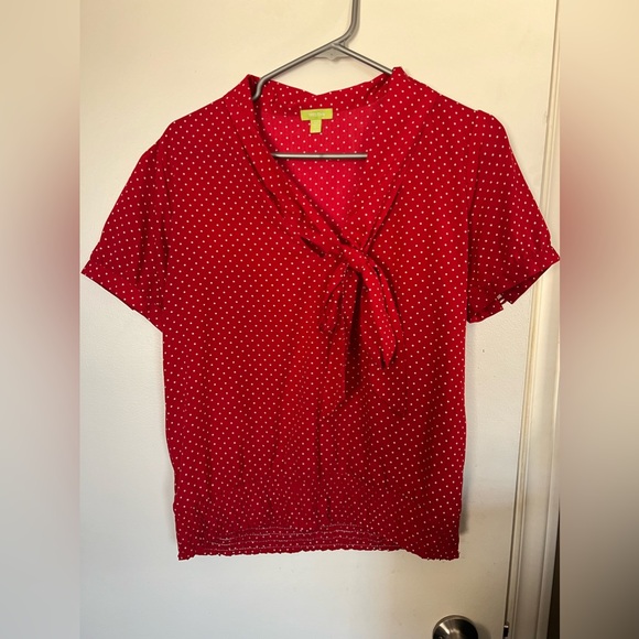 TRISTAN 1950’s inspire Polka Dots Shirt - Picture 3 of 7